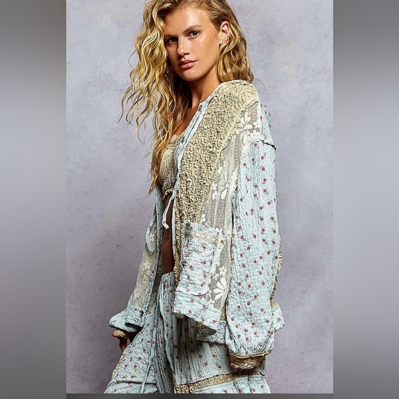 POL Jackets & Blazers - POL Mixed Pattern Jacket NWT